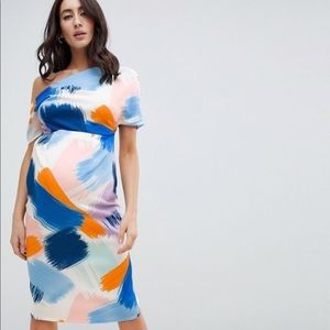 ASOS Brushstroke Maternity Dress
